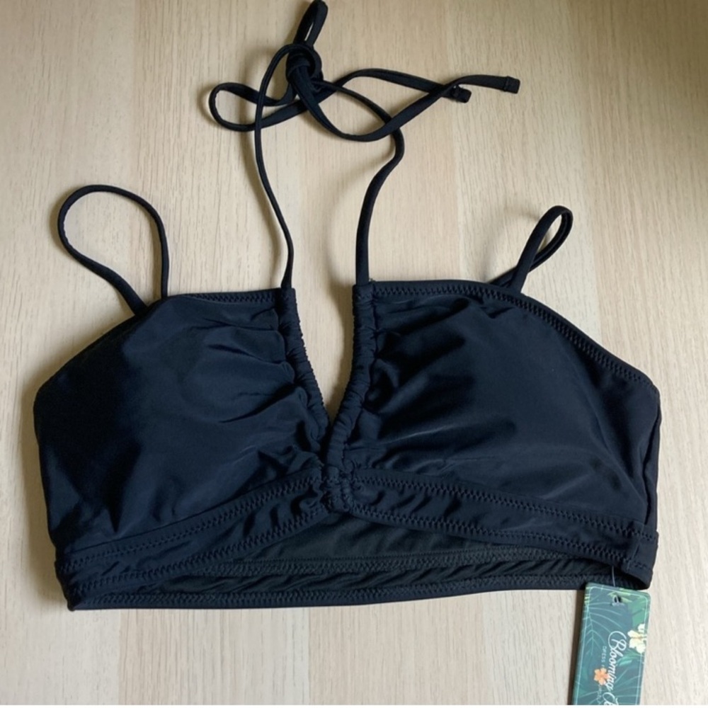 NWT Blooming Jelly Hi-Waist Black Bikini Set, Size Large, Women's Swimwear Set - Picture 6 of 11